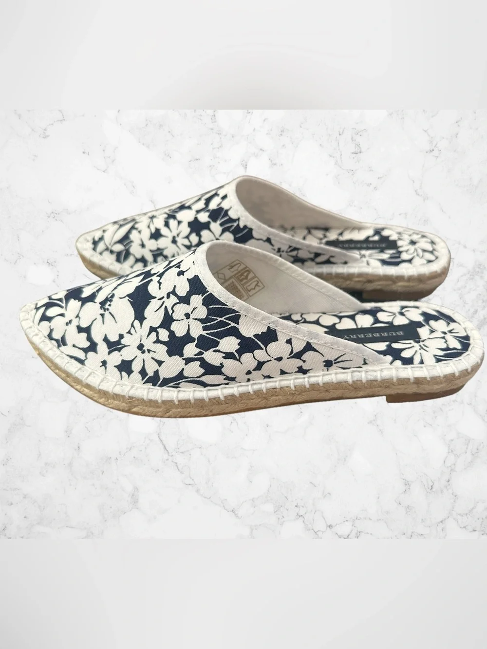 Burberry floral espadrille